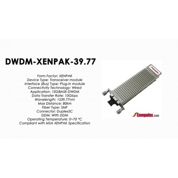 Трансивер (модуль) CISCO DWDM-XENPAK-39.77 SFP Трансивер (модуль) CISCO DWDM-XENPAK-39.77 SFP